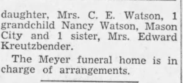 Clipping from Globe-Gazette